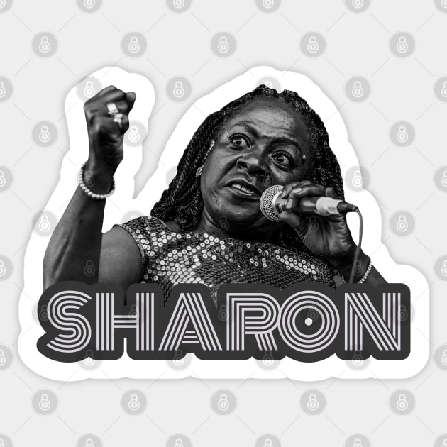 Miss Sharon Jones Sticker by CoolMomBiz